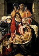 BOTTICELLI, Sandro Lamentation over the Dead Christ painting
